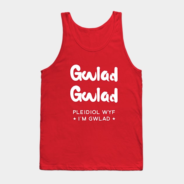 Wales national anthem — Hen Wlad Fy Nhadau Tank Top by stariconsrugby